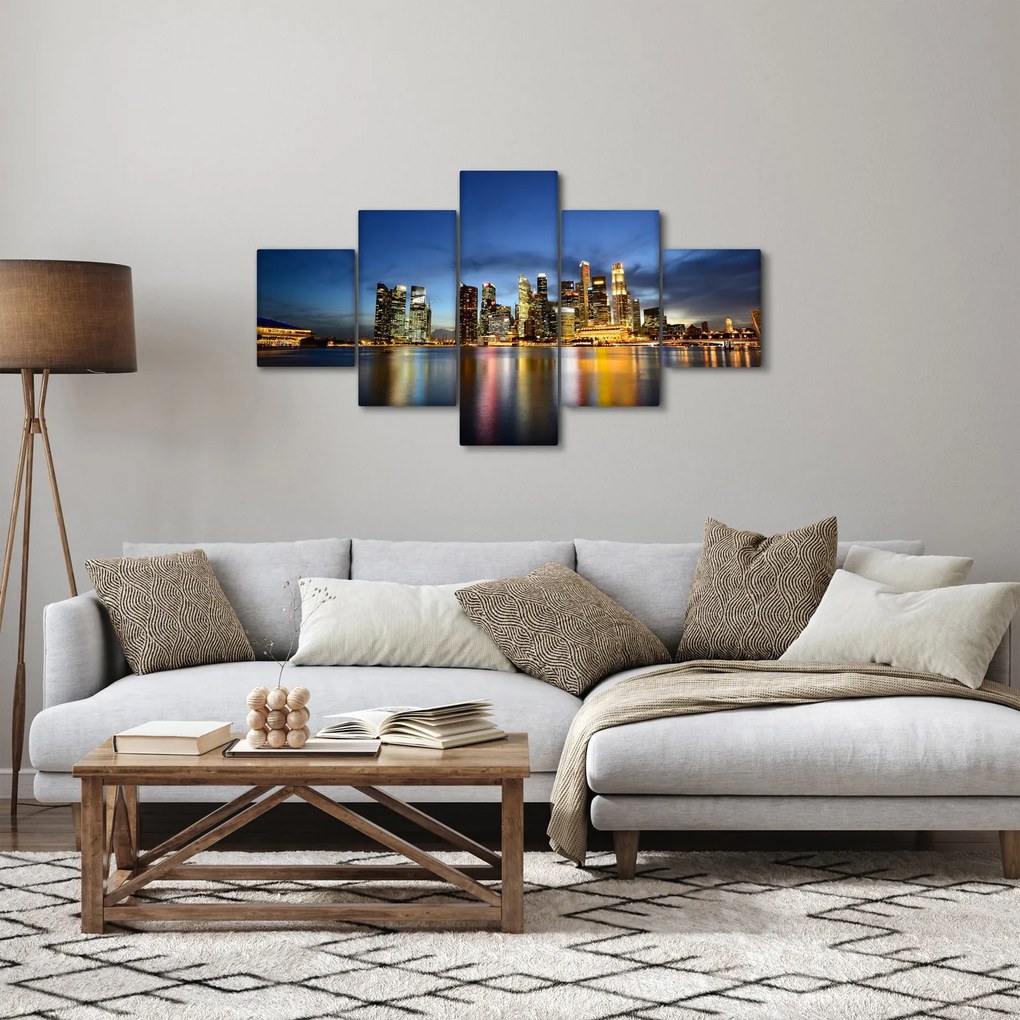 Obraz drapaczy chmur (125x70 cm)