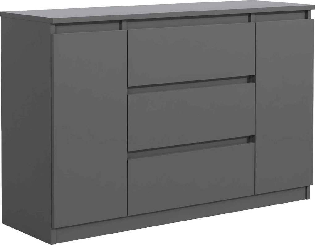 Komoda NUDO 120 cm do Salonu Sypialni Antracyt