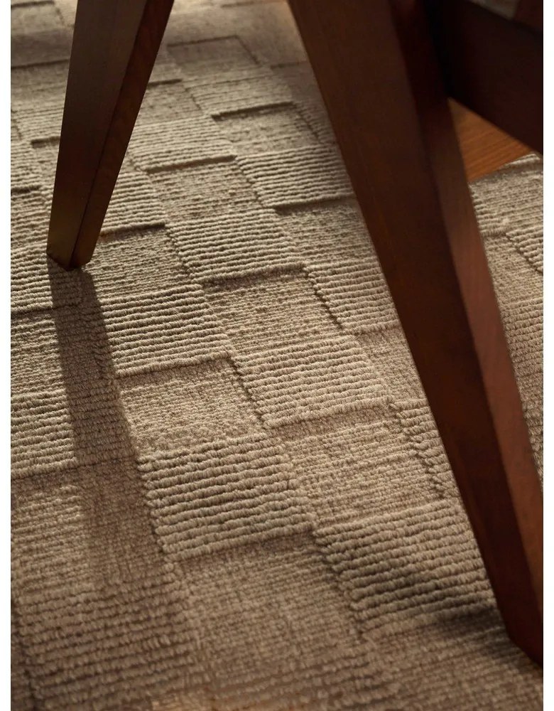 Brązowy wełniany dywan tkany ręcznie 120x170 cm Scala – Villeroy&amp;Boch