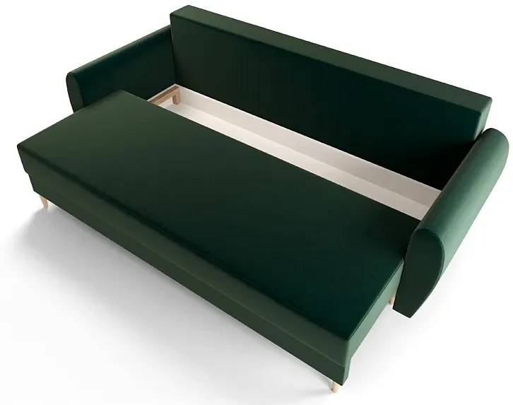 Zielona sofa rozkładana P9-T02