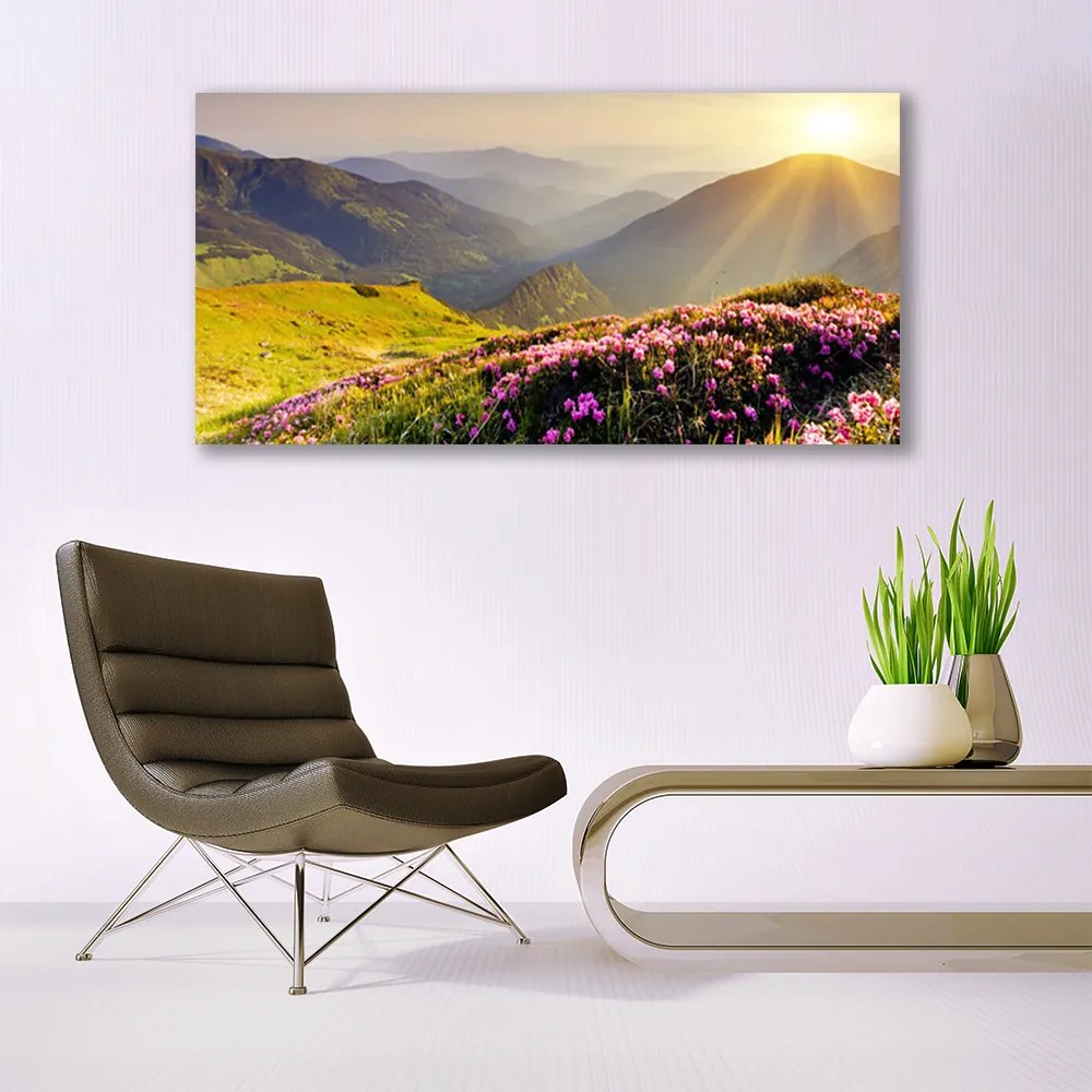 Obraz canvas na ścianę Panorama Górskiej Hali