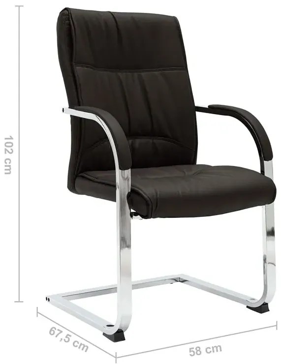 Ergonomiczny Fotel Czarny Konferencyjny Z7-C02