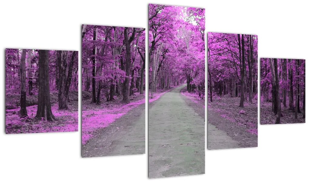 Obraz - Ścieżka przez park (125x70 cm)
