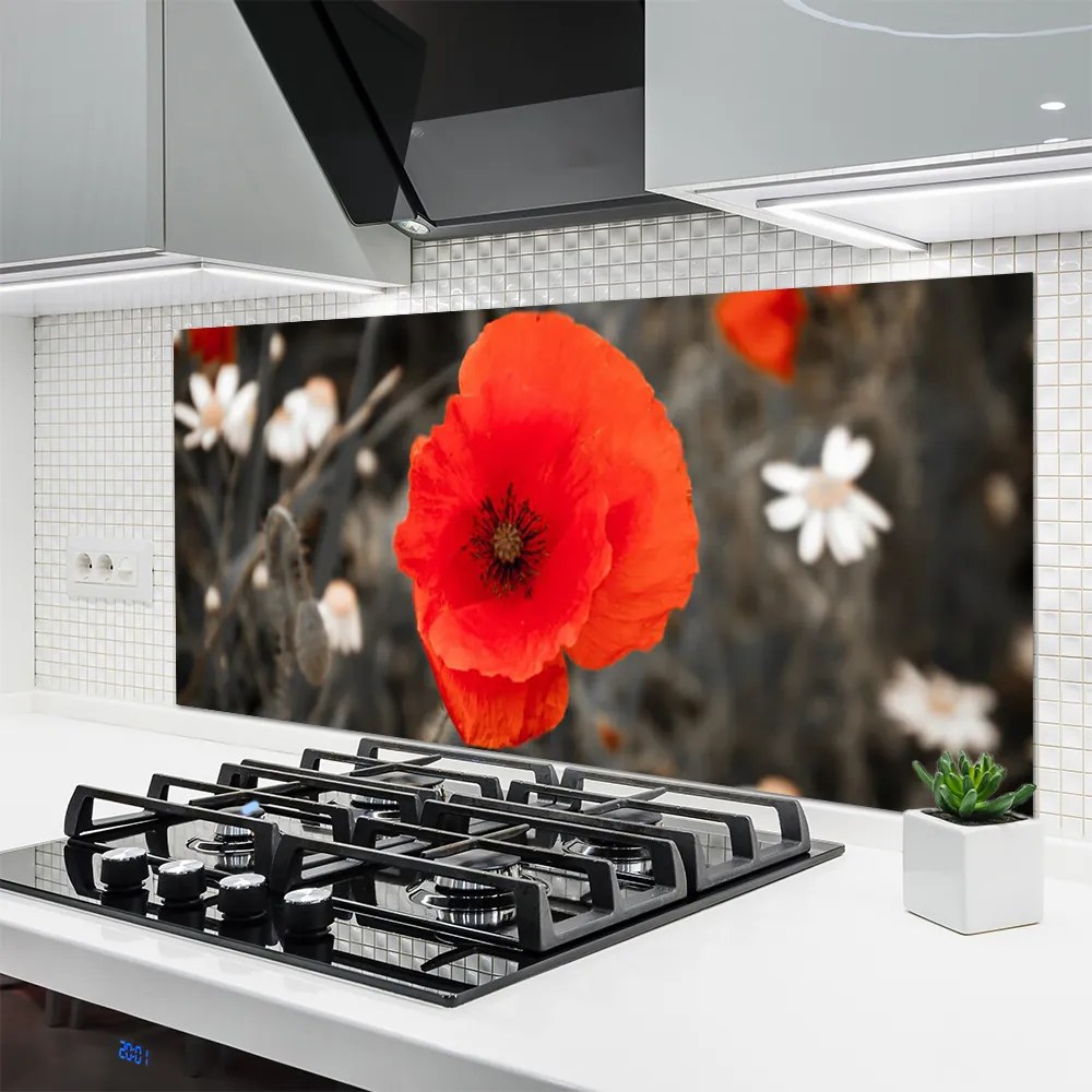 Panel Kuchenny Harmonijna Roślinność Kwiatowa