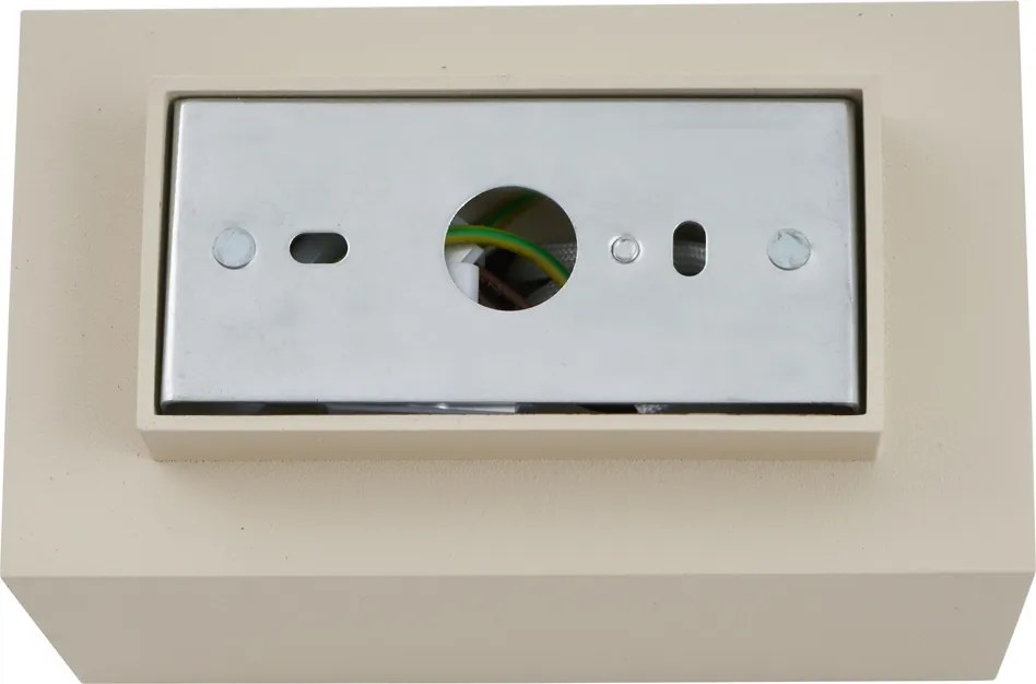 Nowoczesna lampa ścienna beżowa GU10 50 mm kwadratowa 2-punktowa - Sandy