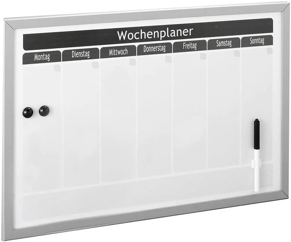 Tablica magnetyczna WOCHENPLANER + 3 magnesy, 60x40 cm, ZELLER