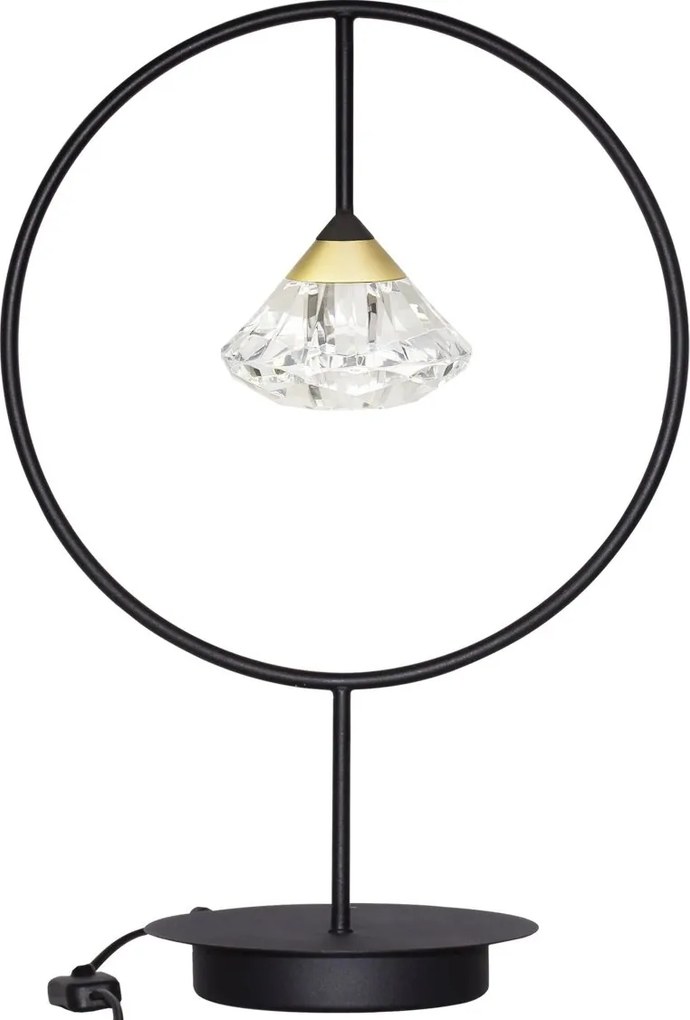 Lampa stołowa z akrylowym diamentem Tiffany 1
