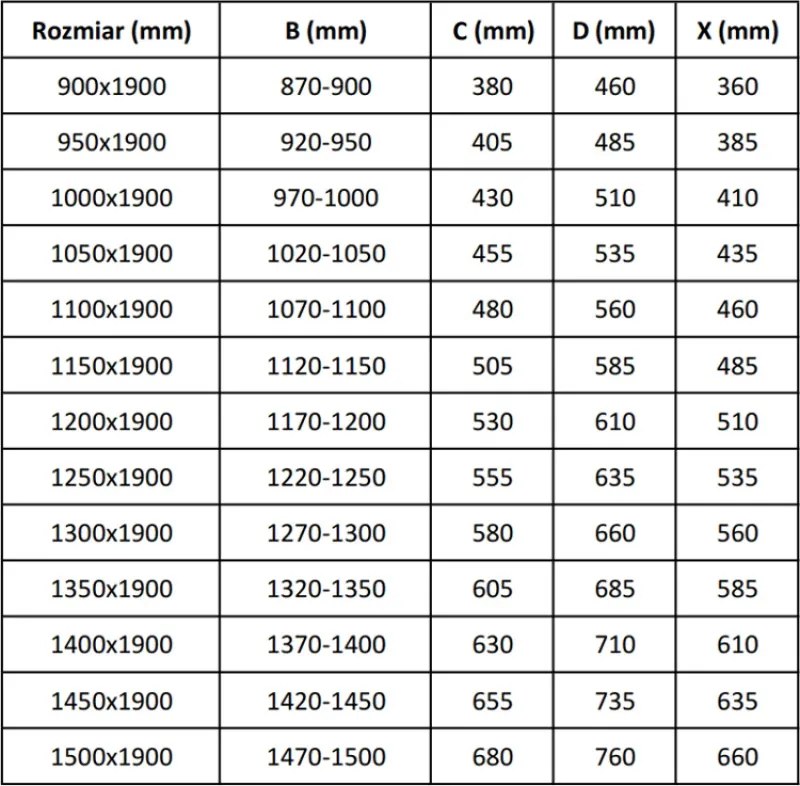 Mexen Apia drzwi prysznicowe rozsuwane 110 cm, transparent, złote - 845-110-000-50-00