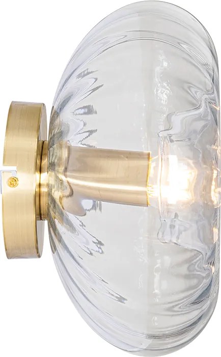 Inteligentna lampa ścienna złota ze szkłem z WiFi P45 - Ayesha