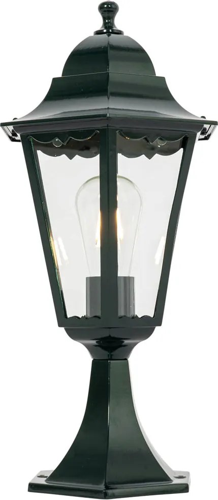 Klasyczna podstawa do latarni zewnętrznej ciemnozielona IP44 - Nowy Orlean