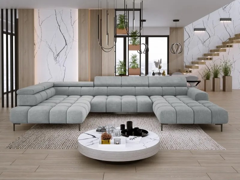 Narożnik PLAZA XL Lewostronny Tkanina CLOUD 81 WERSAL