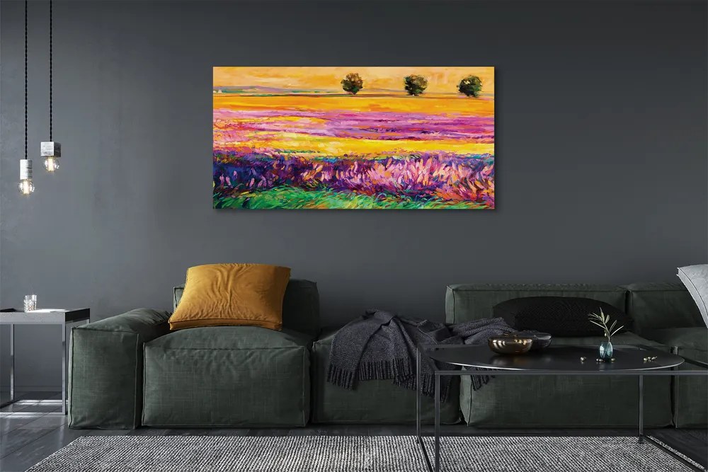 Duży obraz na płótnie Drzewa na Tle Nieba