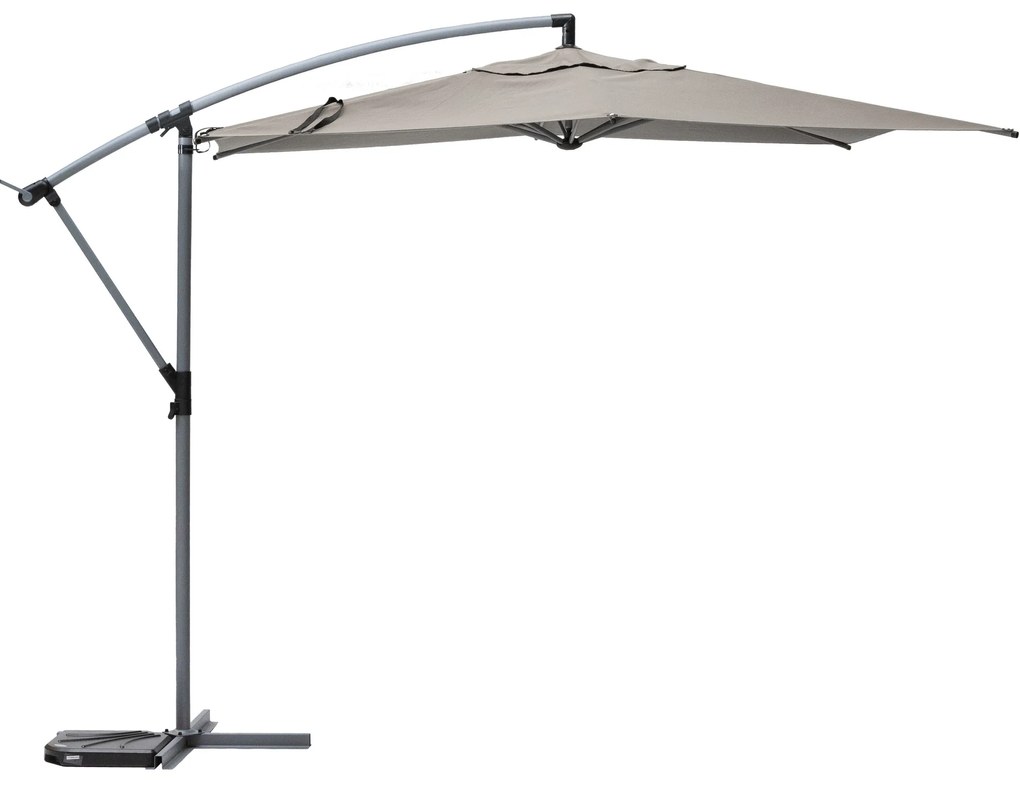 Parasol ogrodowy ze stelażem, MANOA, 300 cm