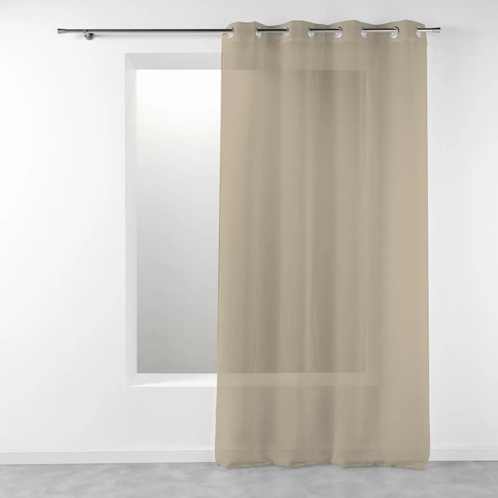 Beżowa firanka 140x280 cm Telma – douceur d'intérieur
