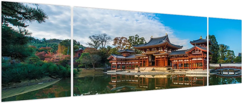 Obraz - Świątynia Byodo-in, Japonia (170x50 cm)