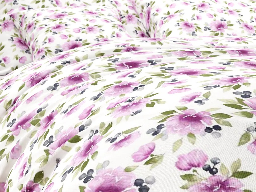 PrzytulneMieszkanie.pl PrzytulneMieszkanie.pl Pościel bawełniana ROSE DREAM biała Rozmiar pościeli: 70 x 90 cm | 140 x 200 cm