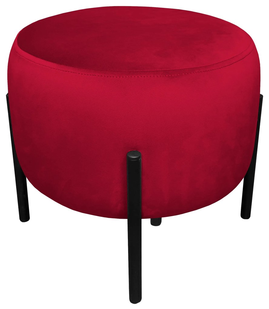 Pufa OLA LOFT ławka podnóżek metal MG31