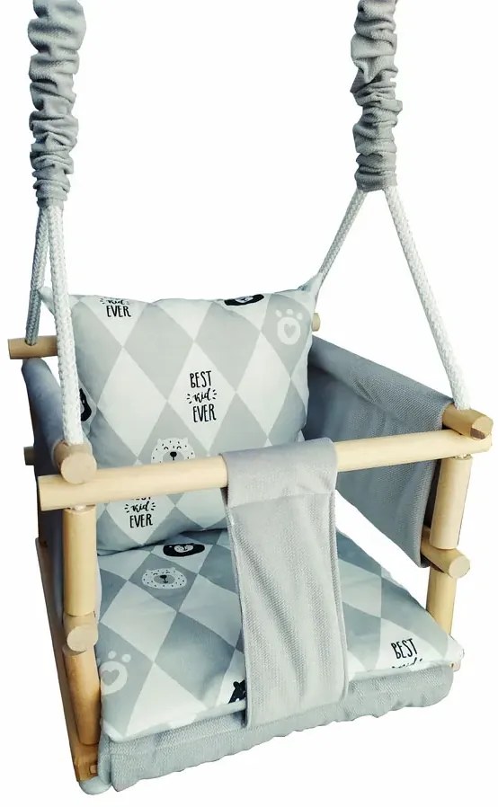 Welwetowa huśtawka 3w1 dla dziecka 6 wzorów G6-W84