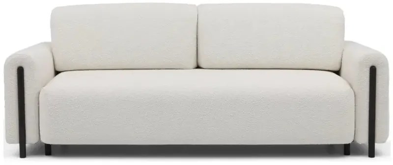Sofa Arcadova biała/czarny z funkcją spania ELTAP
