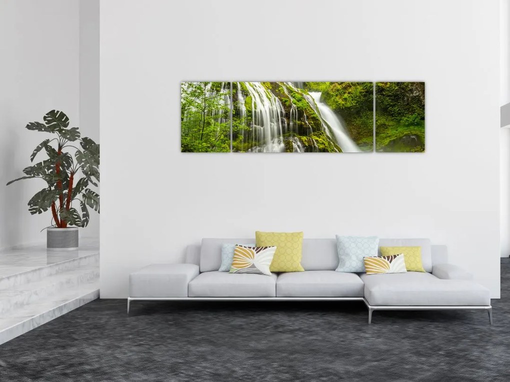 Obraz - Wodospad, Wind River Valley (170x50 cm)