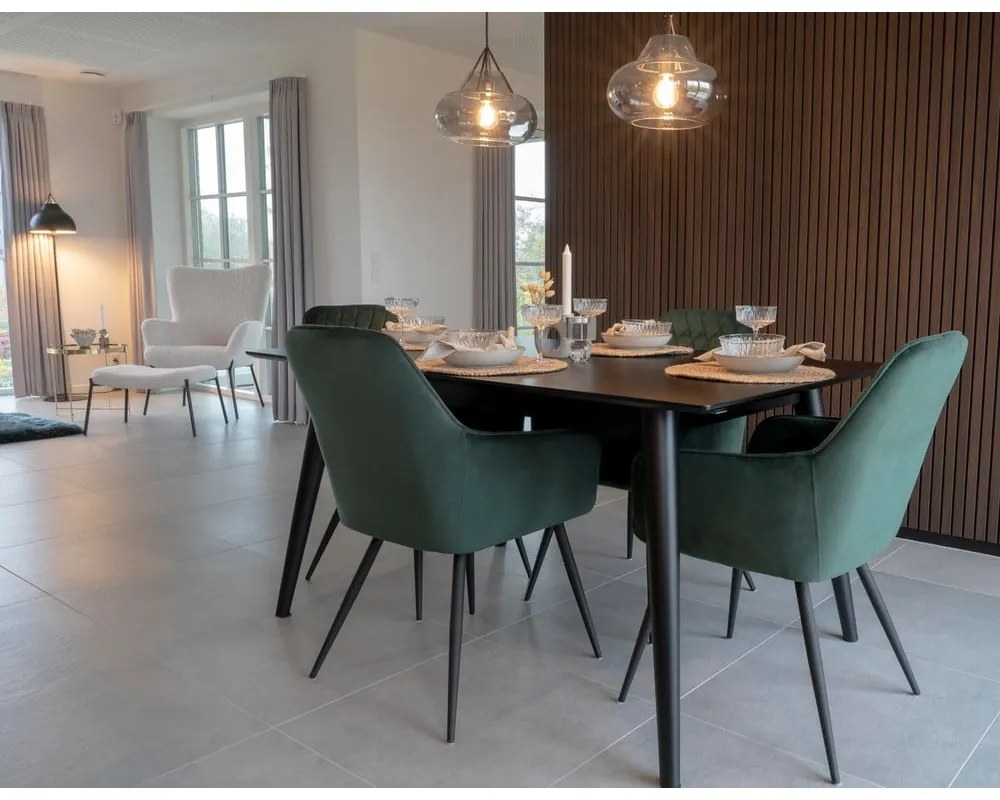 Komplet 2 ciemnozielonych krzeseł House Nordic Harbo