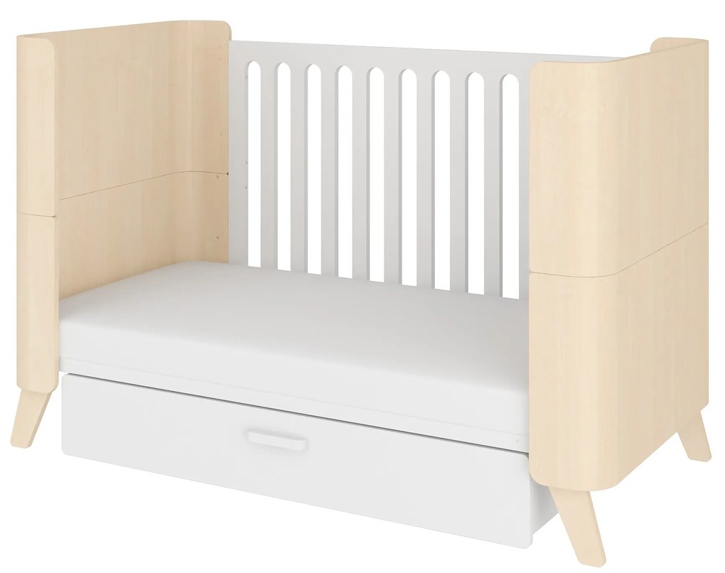 Łóżeczko dziecięce HOPPA 70 x 140 cm z pojemnikiem na przechowywanie