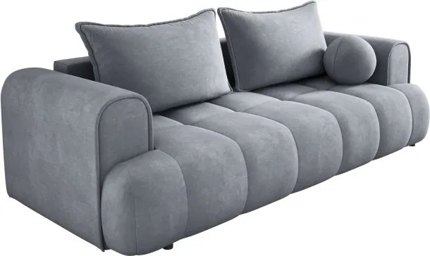 Sofa COCO z funkcja spania i pojemnikiem JASNY SZARY CLOUD 82