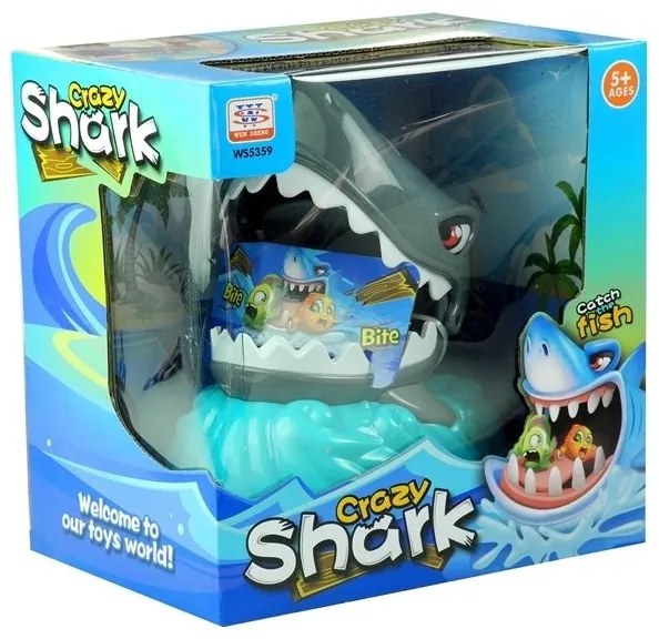 Gra crazy shark rekin rybki karty szalony rekin