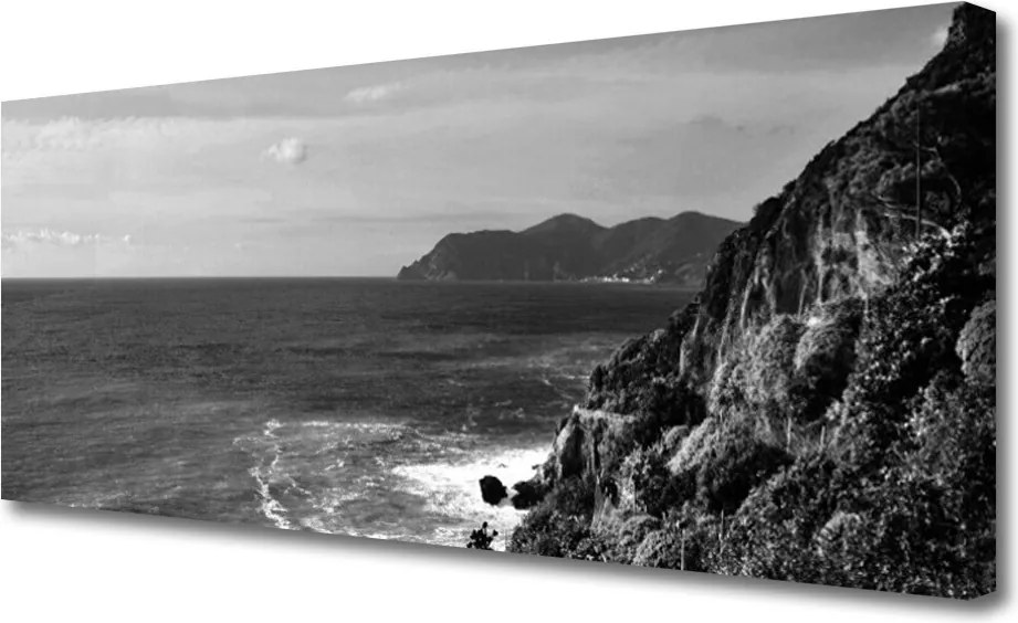 Obraz na płótnie Wybrzeże u Podnóża Gór