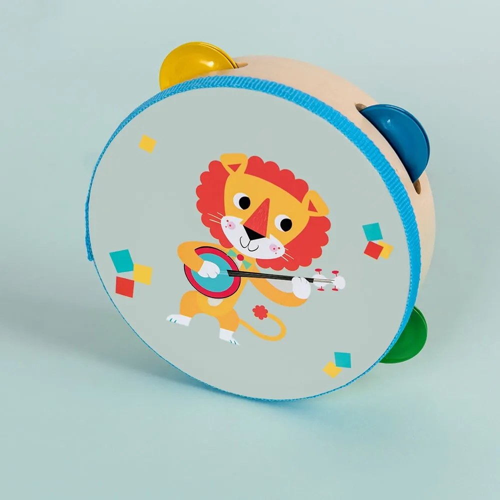 Zabawka muzyczna Tambourine Animal Band – Rex London