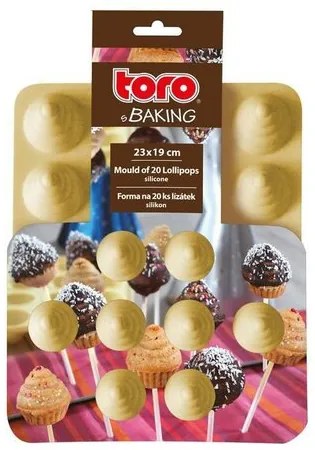 Toro Forma silikonowa do ciastek Cake Pops, 23 x 19 cm