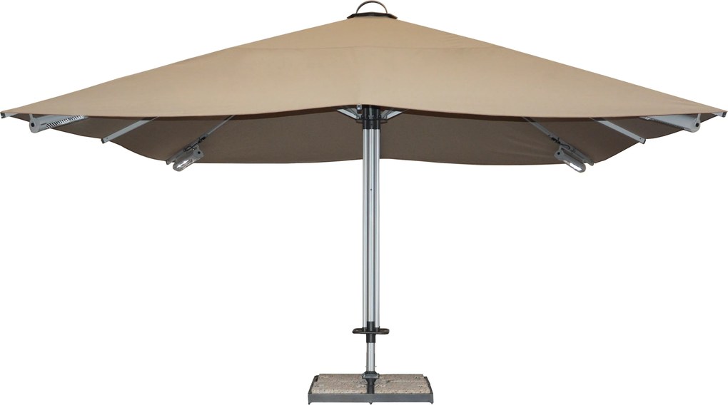 Doppler GOLIATH parasol ogrodowy 500 x 500 cm niebieski