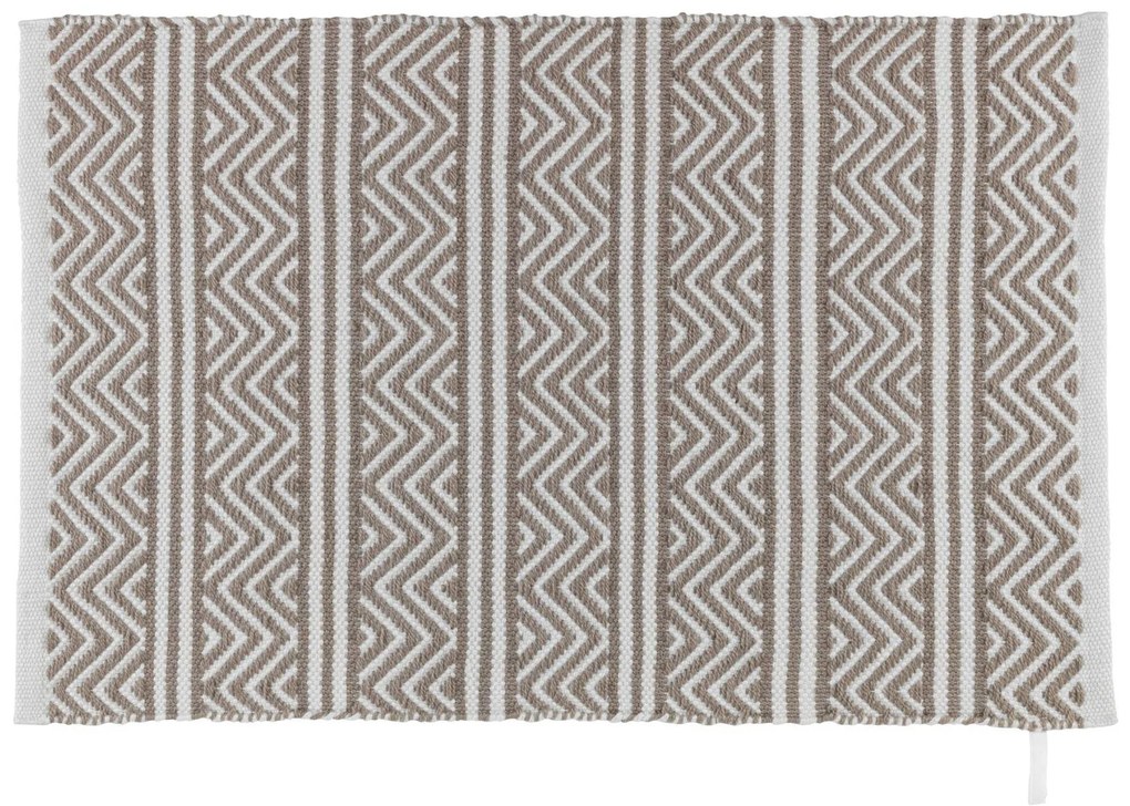 Dywanik łazienkowy SHAKI, poliester z recyklingu, wzór etniczny, WENKO