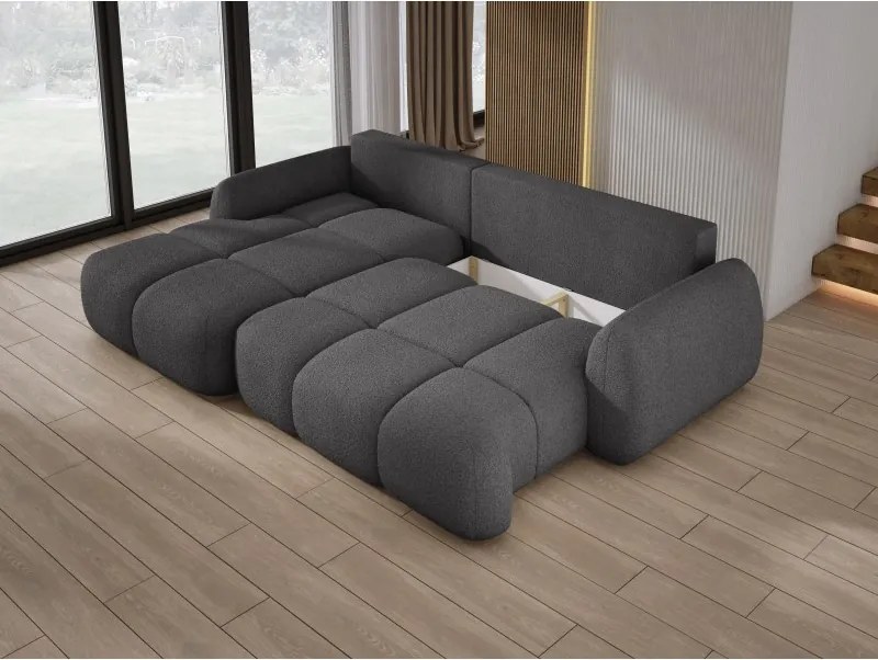 Narożnik COCO WIND z funkcją spania poduszkami i pojemnikiem NOW OR NEVER 92 WERSAL