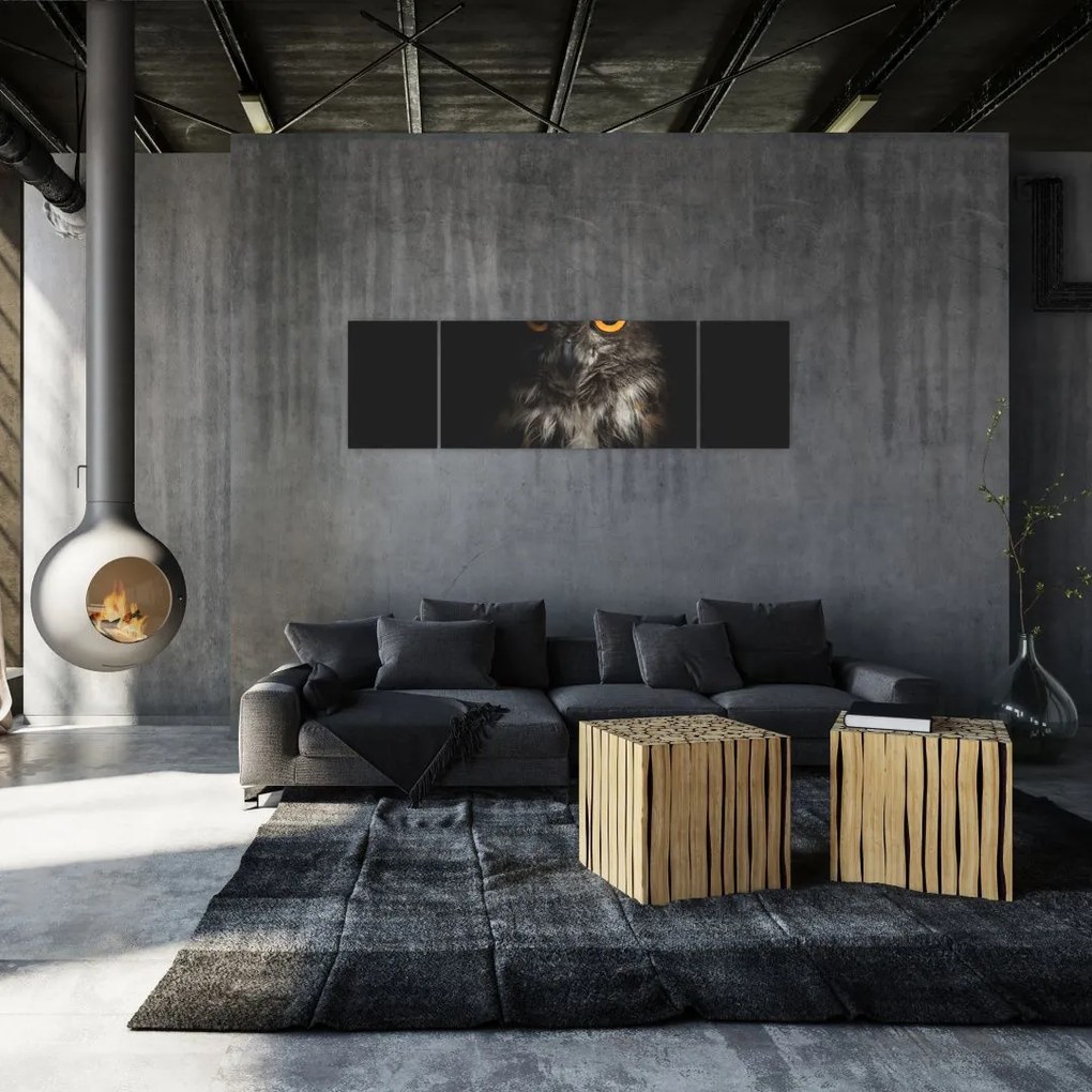 Obraz sowy (170x50 cm)