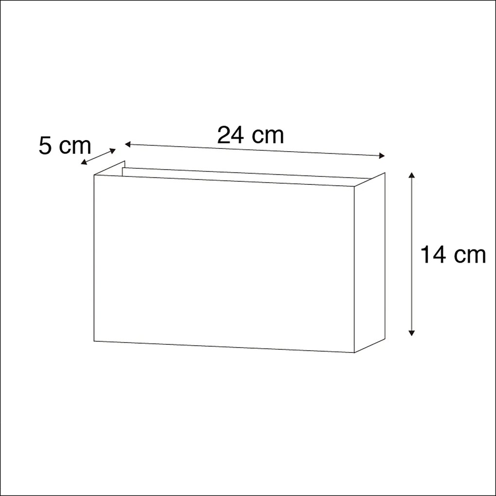 Inteligentna lampa ścienna biała 24 cm w tym 2 WiFi G9 - Otan Nowoczesny Oswietlenie wewnetrzne
