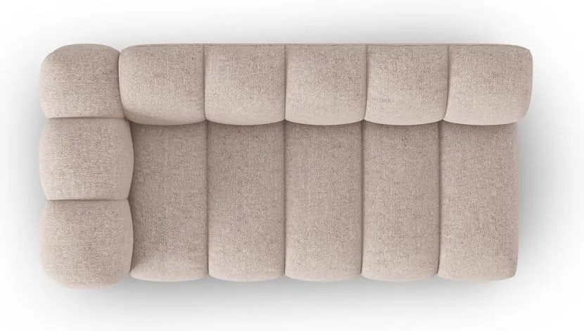 Beżowy moduł sofy (lewostronny) Lupine – Micadoni Home
