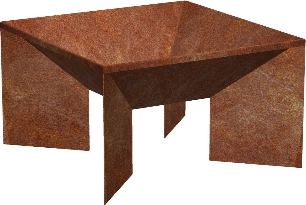 Fokus Ognisko ogrodowe 50 x 50 x 30 cm, corten CORGARDEN 1016