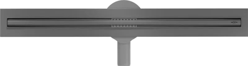 Mexen Flat 360° Slim odpływ liniowy obrotowy 50 cm, gun gray szczotkowany - 1E41050