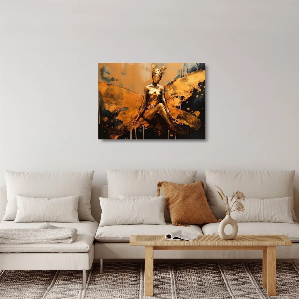 Obraz na szkle - Abstrakcja wróżki (70x50 cm)