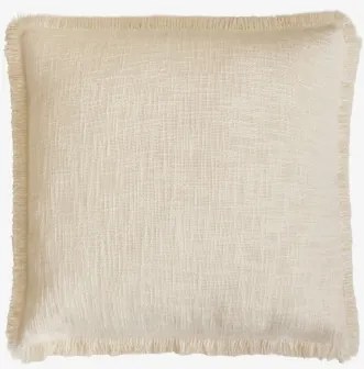 Poduszka Kwadratowa 45x45 Cm Z Bawełny Soncey Gardenia Biel - Sklum