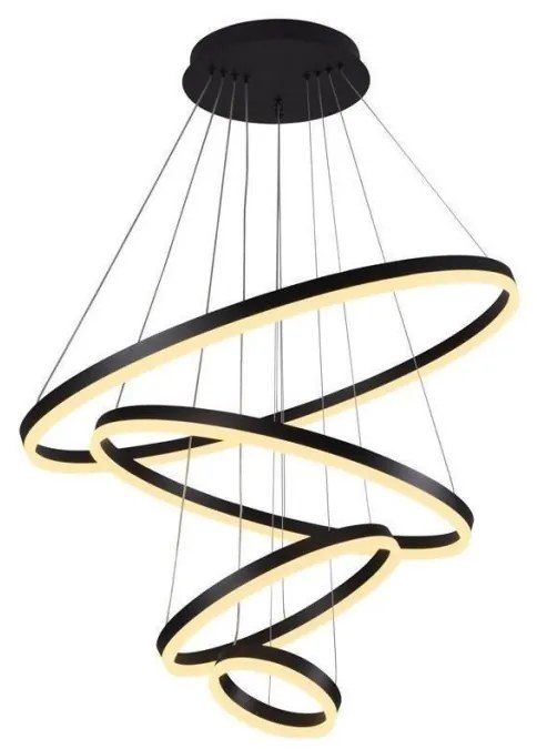 LED regulowany żyrandol na linkach LED/165W/230V 3000-6500K + DO