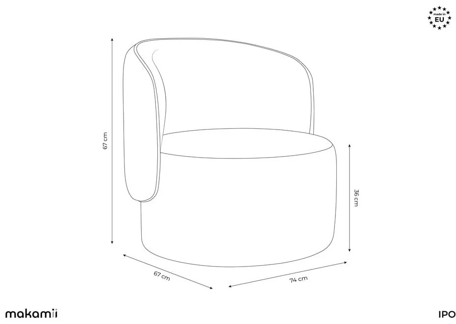 Morski fotel Ipo – Makamii