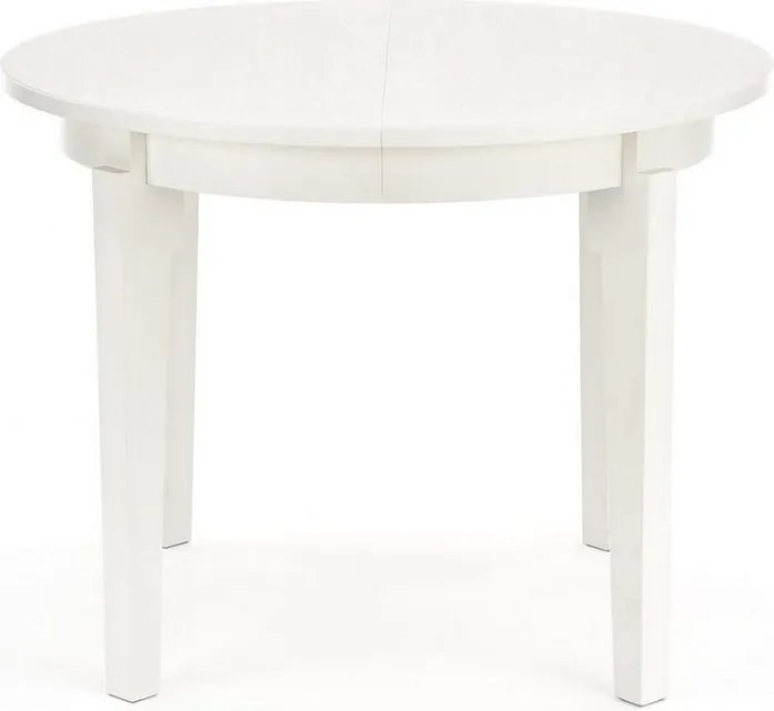 Okrągły stół do jadalni z funkcją rozkładania Sorbus biały