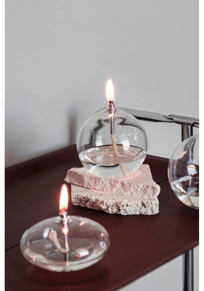 Szklana lampa olejna (wysokość 10 cm) Aura – Mette Ditmer Denmark