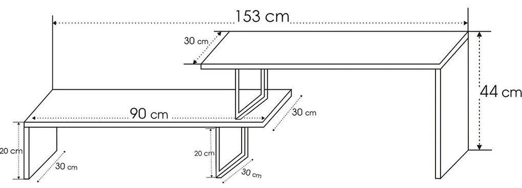 Stolik pod telewizor Ovit Pine