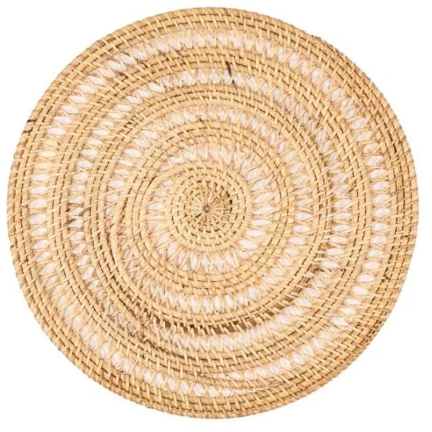 Rattanowa mata stołowa ø 36 cm – Tiseco Home Studio