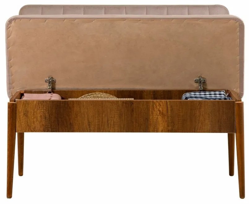 Ławka Vina Stone and Walnut