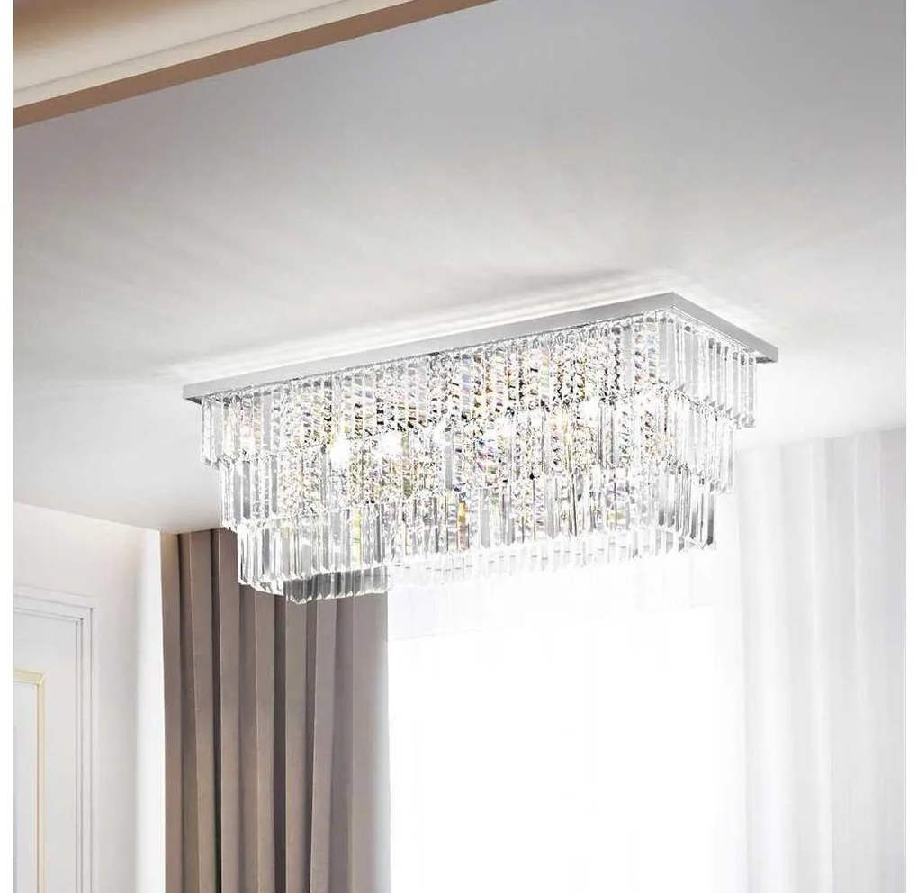 Ideal Lux - Oprawa sufitowa MARTINEZ 8xE14/40W/230V