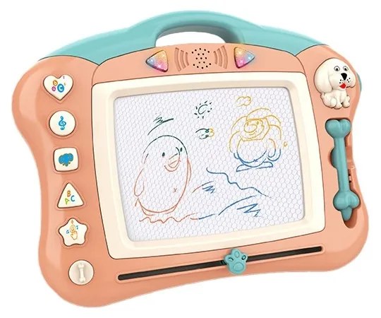 Woopie znikopis interaktywna tablica magnetyczna tablet graficzny muzyka swiatło pomarańczowy